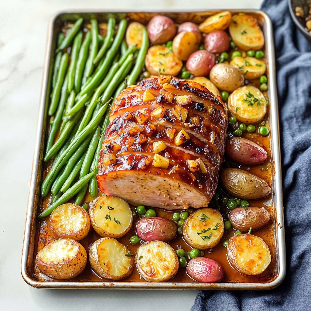 Easy Easter Dinner on a Sheet Pan