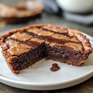 Gooey Brownie Pie
