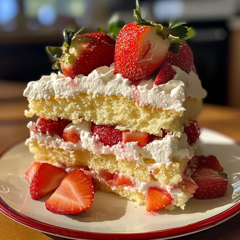 Irresistible Strawberry Shortcake Cake Recipe