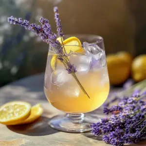 Lavender Limoncello Spritz | Refreshing Spring mocktail Recipe