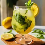 Limoncello Spritz With Basil or Mint