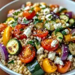 Mediterranean Roasted Vegetable Couscous