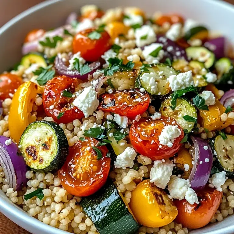 Mediterranean Roasted Vegetable Couscous