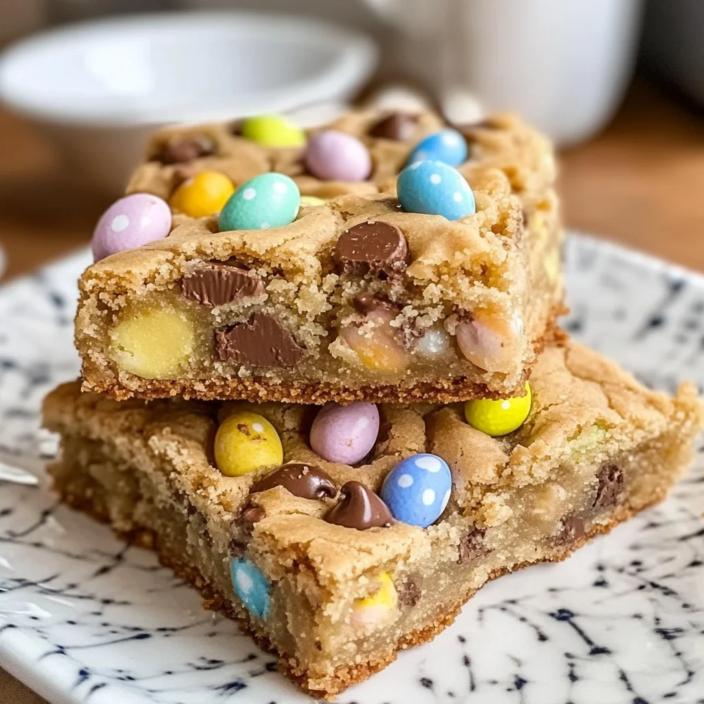 Mini Egg Cookie Bars!