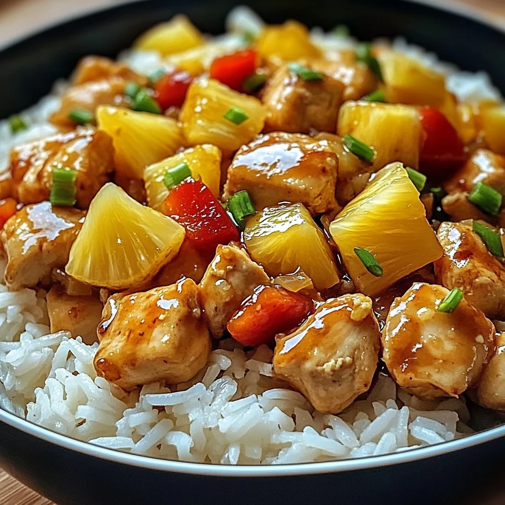 Pineapple Chicken And Rice