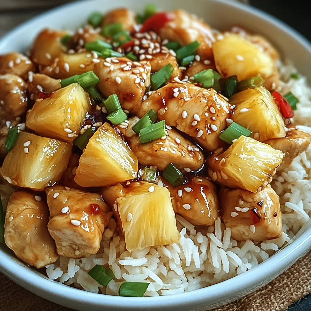 Pineapple Chicken and Rice – Foolproof 30-Minute Comfort Meal