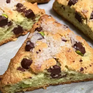 Pistachio Pudding Mix Scones
