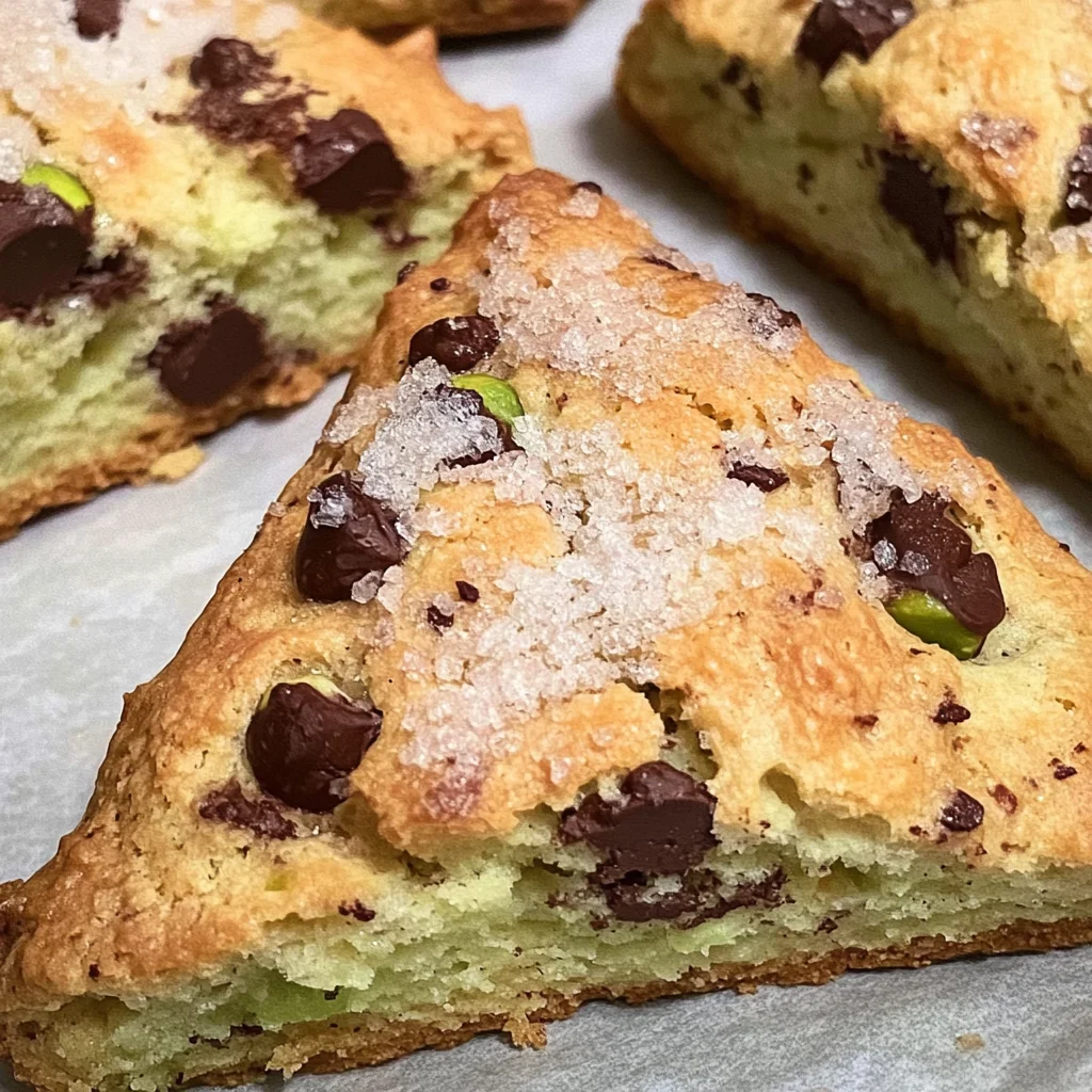 Pistachio Pudding Mix Scones