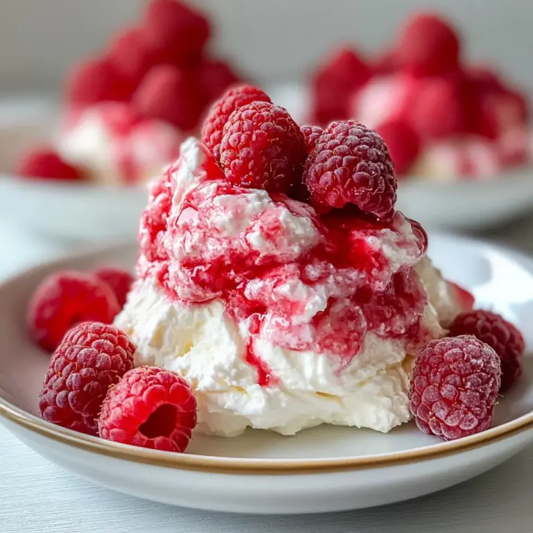 Raspberry Fool with Whipped Mascarpone