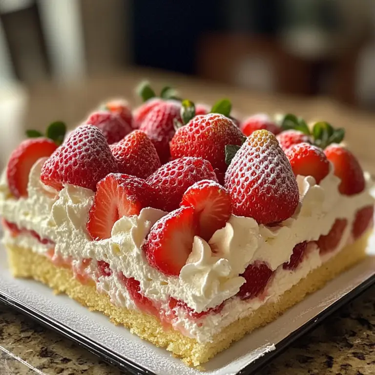Strawberry Sheet Shortcake