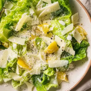 5-Minute Lemon Parmesan Salad Recipe