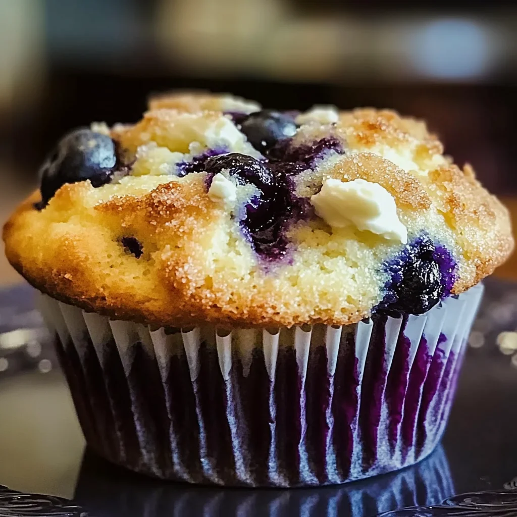 Blueberry Cream Cheese Muffins Recipe