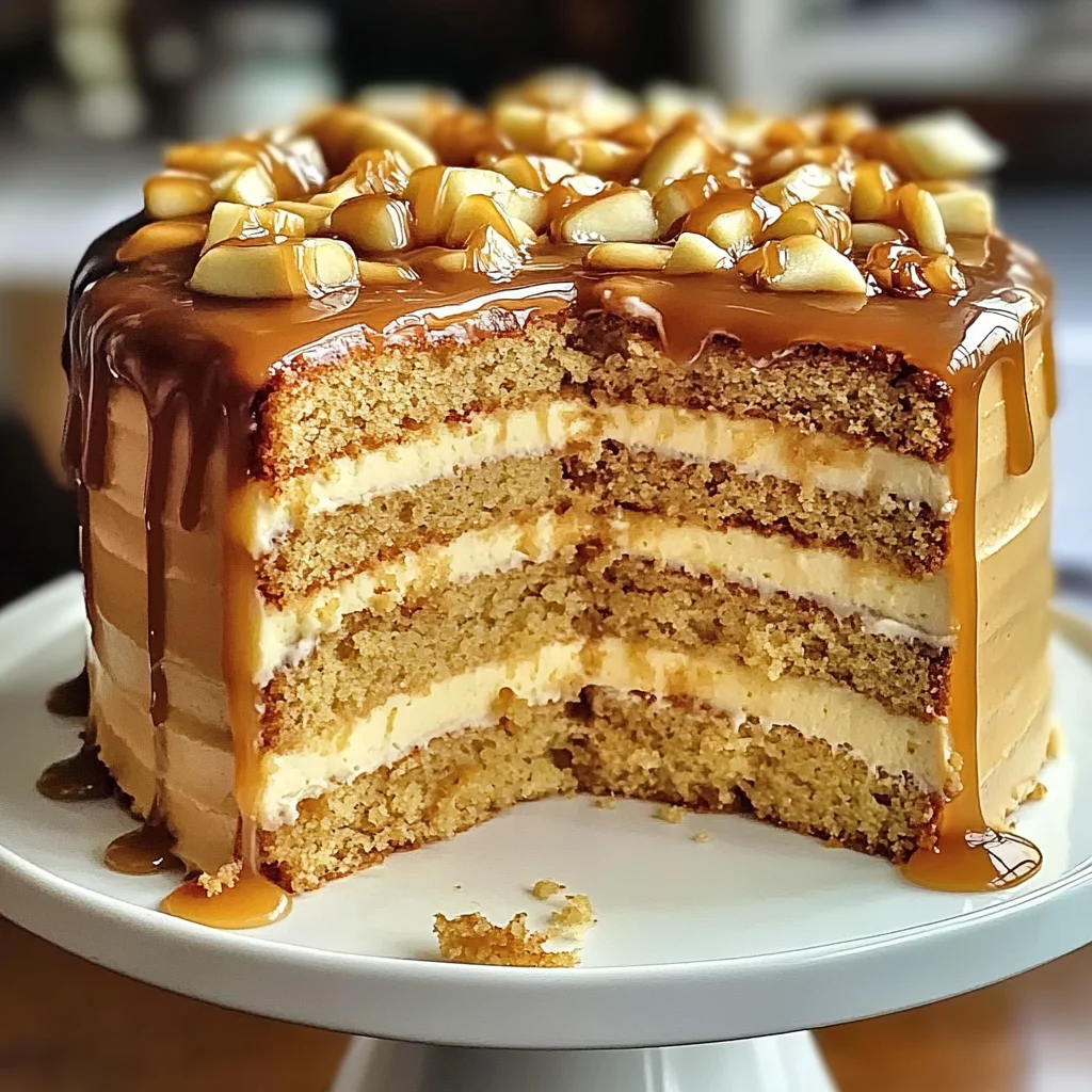 Caramel Apple Layer Cake: Your New Fall Favorite Delight