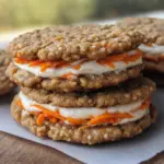 Carrot Cake Cookie Sandwiches