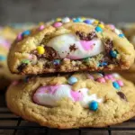 Chocolate Chip Peep Stuffed Easter Cookies