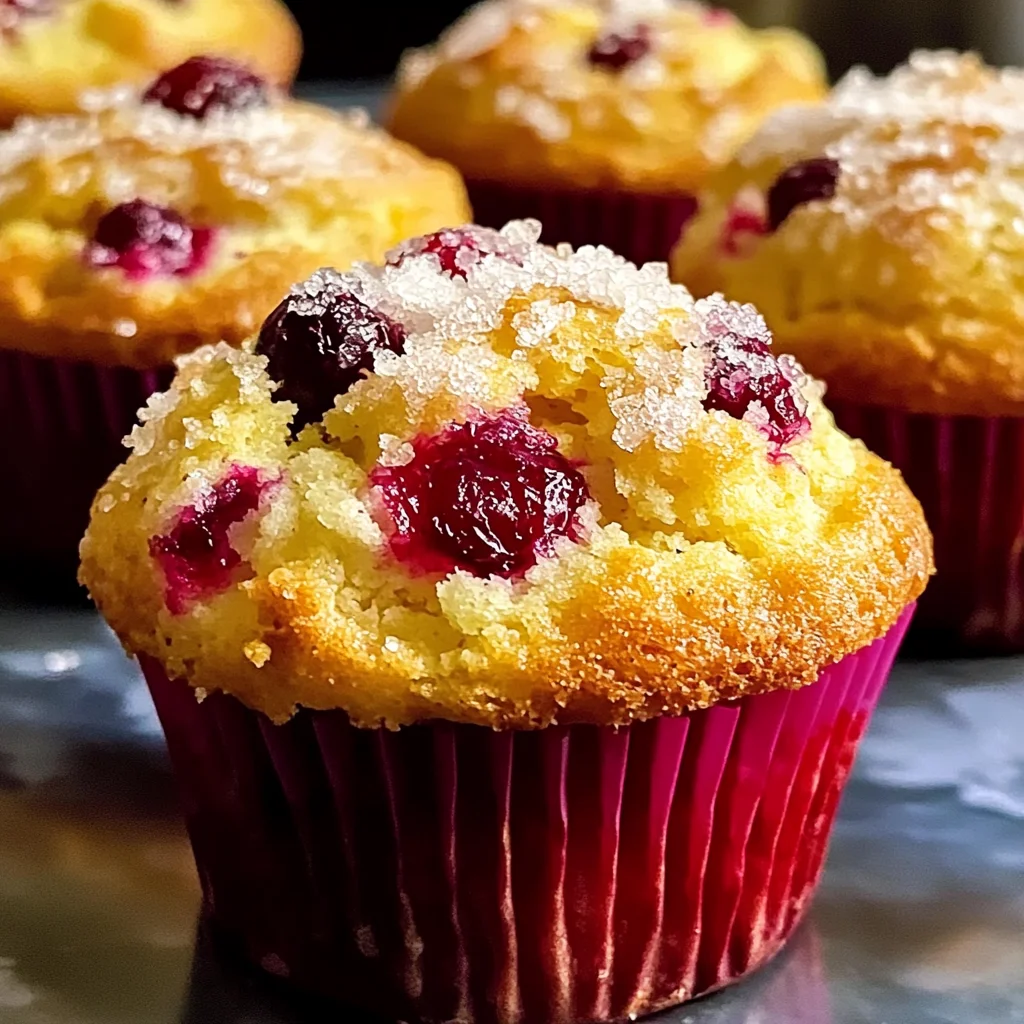 Citrus Orange Cranberry Muffins