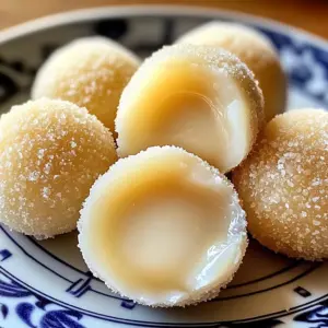 Creamy Custard Mochi Balls: Delightfully Chewy Japanese Treats