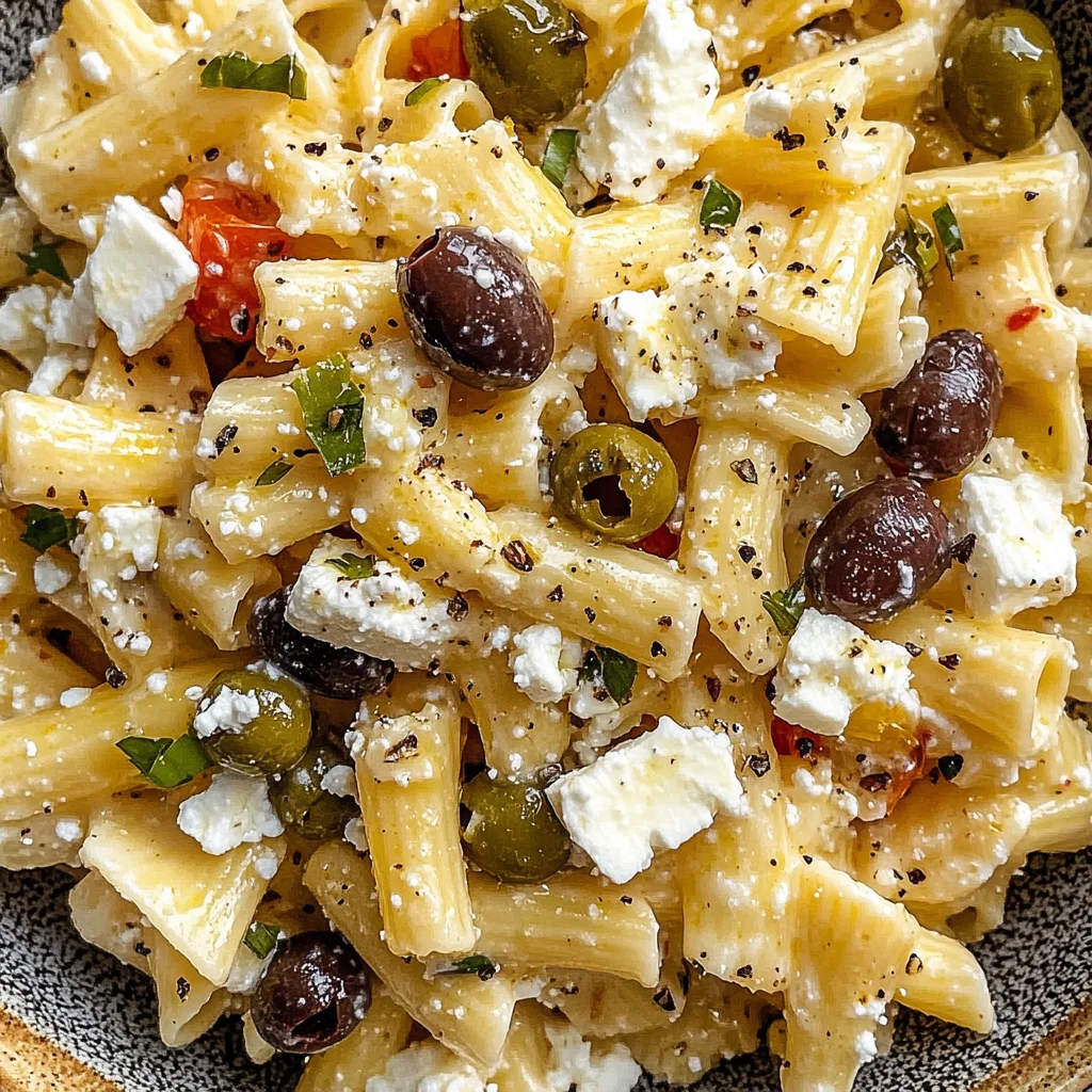 Dirty Martini Pasta Salad