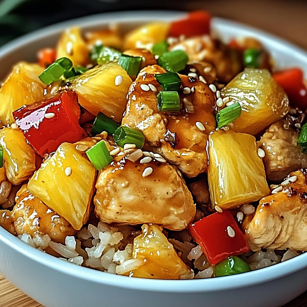 Discover the Joy of Pineapple Chicken and Rice in 30 Minutes!