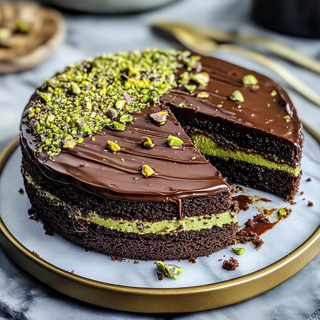 Dubai Chocolate Cake