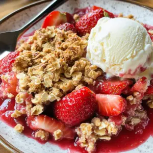 Easy Strawberry Crisp