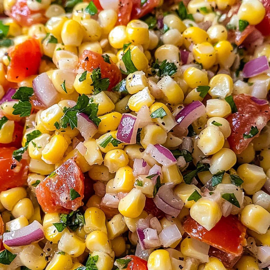 Fresh Corn Salad