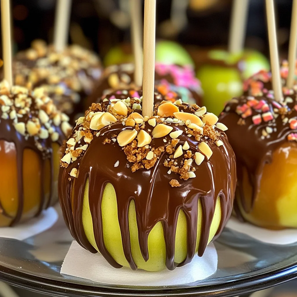 Homemade Gourmet Caramel Apples