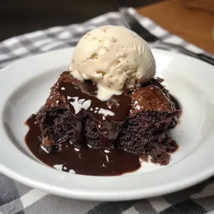 Hot Fudge Chocolate Pudding Cake