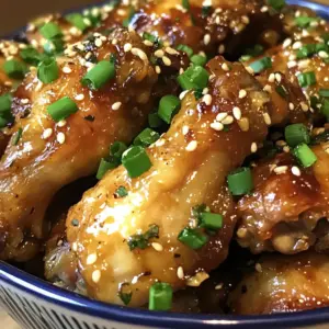Irresistibly Easy Slow Cooker Garlic Ginger Chicken Wings Recipe