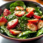 Light Strawberry-Spinach Salad: A Refreshing Summer Delight