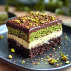 Luxurious Dubai Chocolate Pistachio Cake - theamazingfood