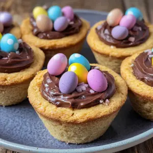 Mini Egg Cookie Cups