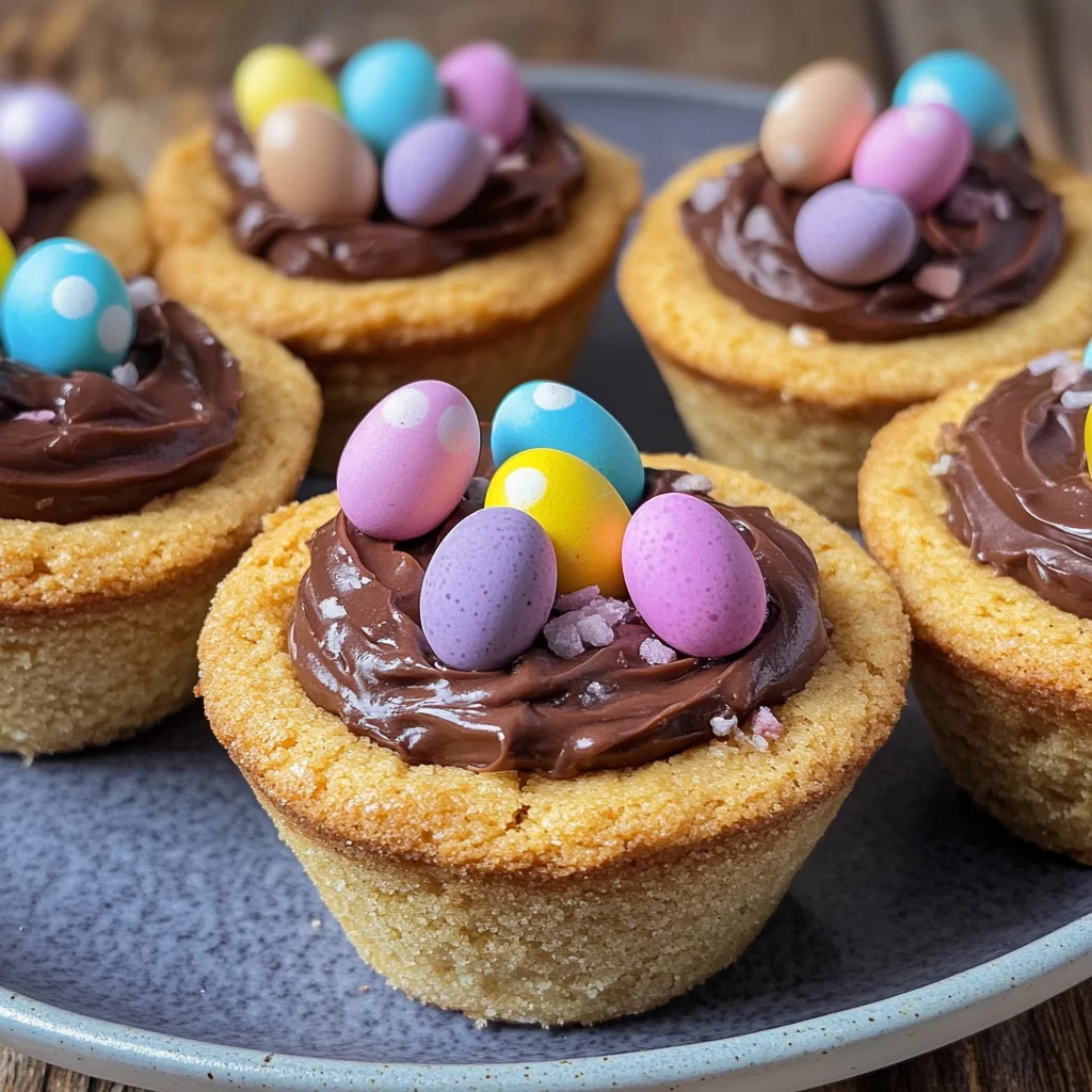 Mini Egg Cookie Cups