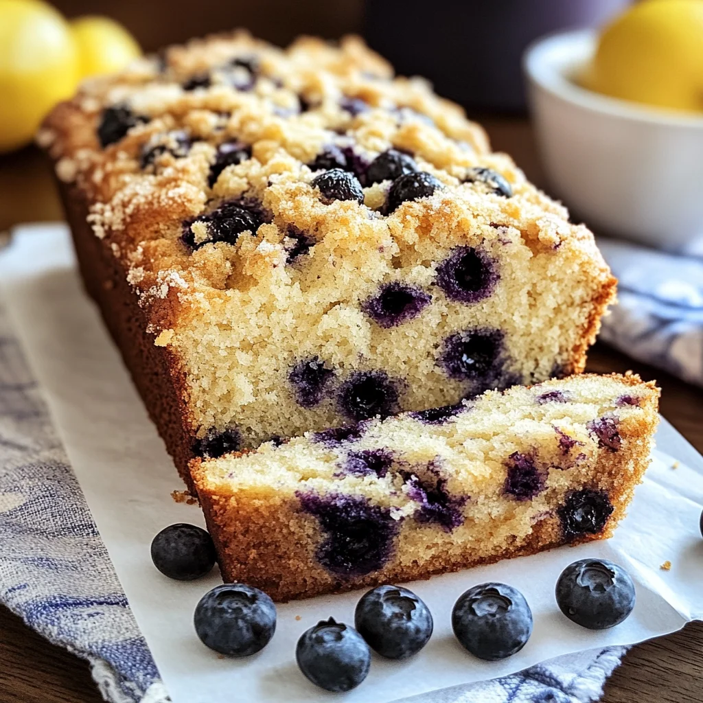 Mother's Day Lemon Blueberry Bread