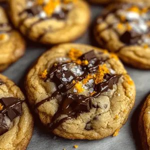 Orange Dark Chocolate Chunk Cookies