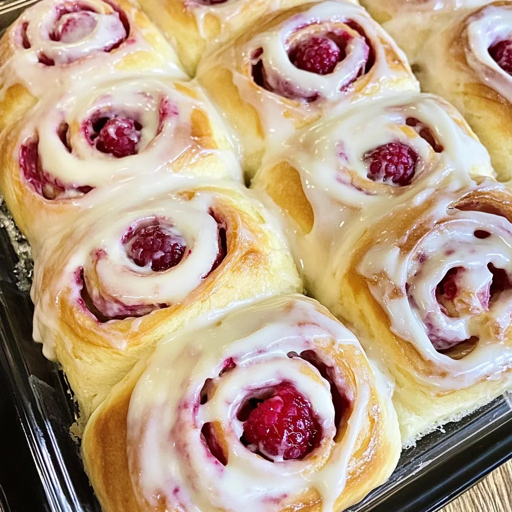 Raspberry Sweet Rolls