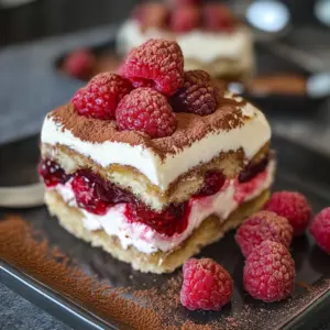 Raspberry Tiramisu