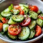 Refreshing Cucumber Tomato Salad
