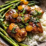 Sheet Pan 30 Minute Sticky Apricot Chicken