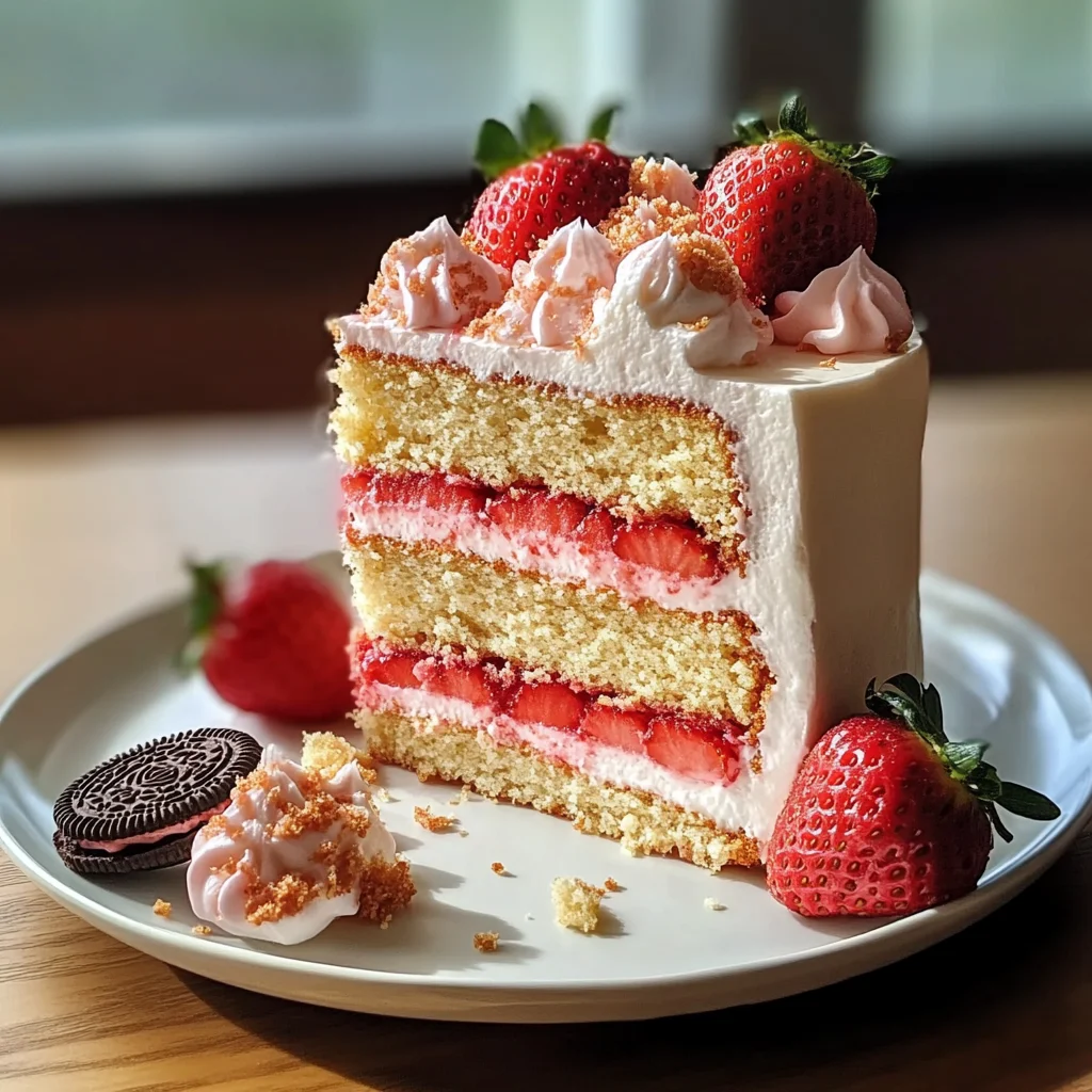 Strawberry Crunch Cake The Easiest Recipe Ever