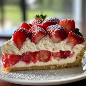 Strawberry Shortcake Cheesecake – Creamy Berry Dessert