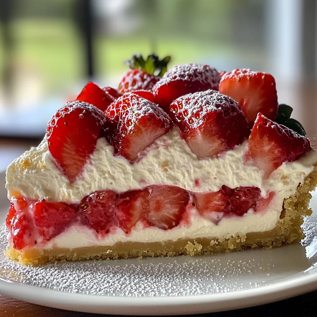 Strawberry Shortcake Cheesecake – Creamy Berry Dessert