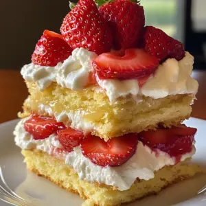 Strawberry Shortcake Recipe with Lemon Curd Whipped Cream
