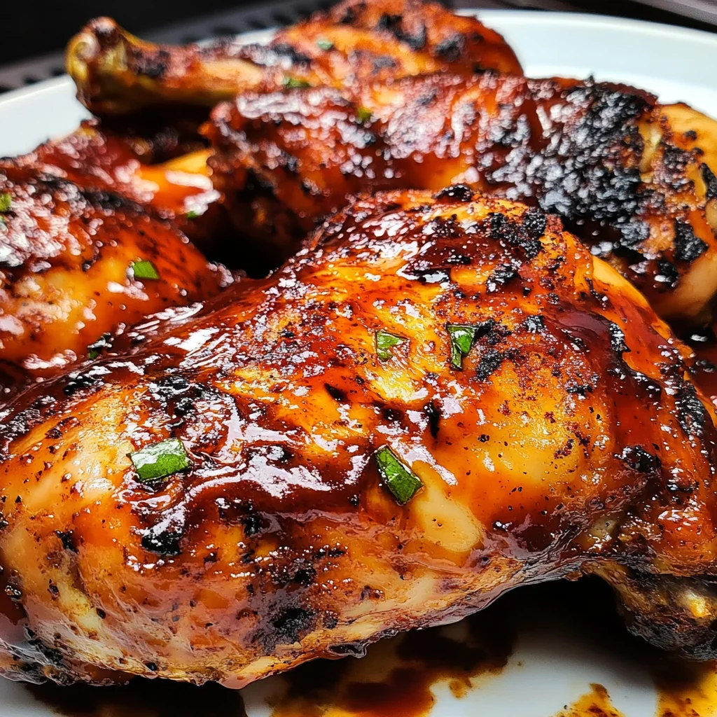 BBQ Grilled Chicken Leg Quarters