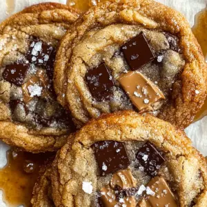 Browned Butter Toffee Chocolate Chip Cookies