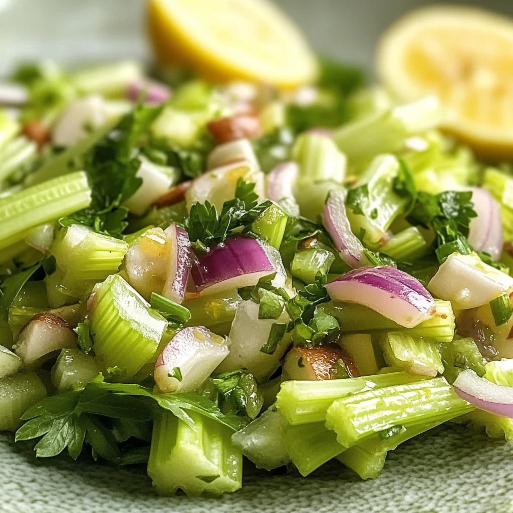 Celery Salad With Lemon Zest