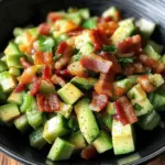 Celery Salad with Turkey Bacon and Avocado