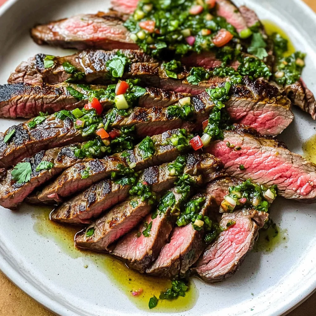 Chimichurri Flank Steak