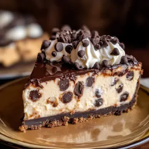 Chocolate Chip Cookie Dough Cheesecake