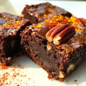 Chocolate Orange Chili Brownies